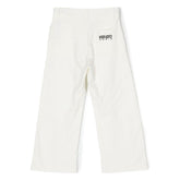 Logo Embroidered Cotton Pants